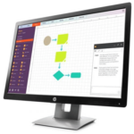 Monitor second hand HP EliteDisplay E242, IPS, LED, 24 inch, HDMI, Grad A