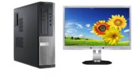 Pachet Calculator second hand Dell Optiplex 3020 DT Core i5-4570, 8Gb ddr3, 128Gb SSD + monitor Philips 220B