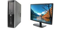 Pachet Calculator second hand HP Compaq 8300 SFF Core i5-3470, 8Gb ddr3, 500GB HDD + monitor Acer B225WL