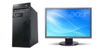 Pachet Calculator second hand Lenovo Thinkcentre M71 Tower Core i5-2400, 4Gb ddr3, 500GB HDD + Monitor Acer 193W