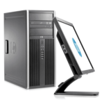 Pachet - HP 6200 Tower second hand Intel I5-2400 + Monitor 19" second hand wide Grad -A, Webcam HD 720p