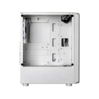 Carcasa Pro Gaming Bastion, Alba, Middle Tower, ATX, fara sursa, Controller ARGB, telecomanda - imagine 7