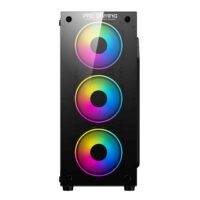 Carcasa Pro Gaming Element, Middle Tower, ATX, fara sursa, controller ARGB, telecomanda - imagine 2