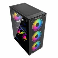 Carcasa Pro Gaming Element, Middle Tower, ATX, fara sursa, controller ARGB, telecomanda - imagine 3
