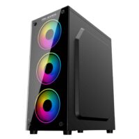 Carcasa Pro Gaming Element, Middle Tower, ATX, fara sursa, controller ARGB, telecomanda - imagine 7