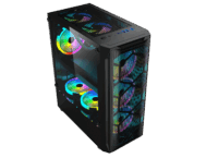 Carcasa Pro Gaming Diamond, Middle Tower, ATX, fara sursa, controller ARGB - imagine 2