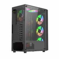 Carcasa Pro Gaming Dune, Middle Tower, ATX, fara sursa, controller ARGB, telecomanda - imagine 6