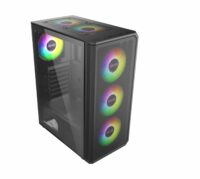 Carcasa Pro Gaming Ghost, Middle Tower, ATX, fara sursa, controller ARGB, telecomanda - imagine 4