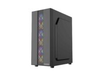 Carcasa PRO GAMING JAX, Middle Tower, ATX, Fara Sursa, 3X ARGB FAN - imagine 4
