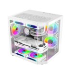 Sistem Desktop Pc Gaming Alma Intel Core I5 14400F pana la 4.7Ghz, 16GB RAM DDR4, 512GB SSD, Placa Video AMD RX Vega 56 8GB